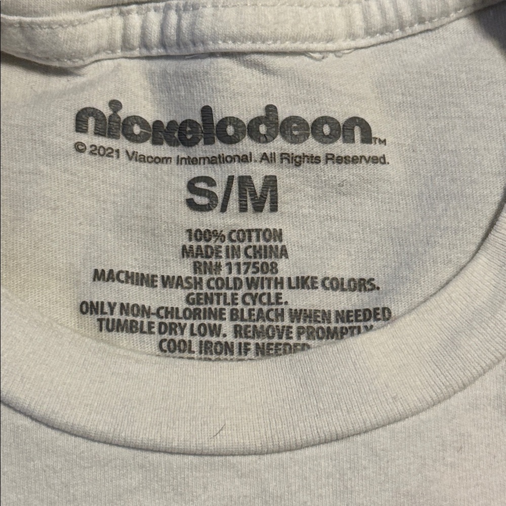 Nickelodeon RUG RATS White Cotton T-Shirt-size S/M - Picture 3 of 5